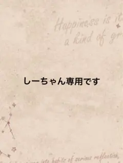 しーちゃん専用です