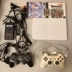 SONY PlayStation 2 薄型　本体、コントローラーおまけ多数