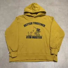 Gym master パーカー　プルオーバー　スウェット　マスタード　Mのサムネイル