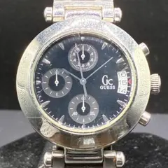 電池交換済 GUESS Gc クロノグラフ ブラック 腕時計 メンズのサムネイル