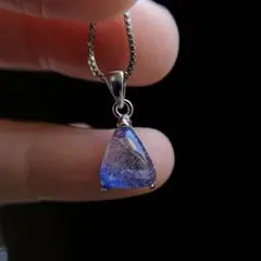 ⭐︎【天然】ブルールチル デュモルチエライト ペンダントトップ s925 