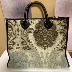 Isnt Sheイズントシーペイズリー柄トートバッグショルダーバッグ
