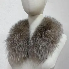 C697 未使用級 SAGA FURS ファーマフラー 茶 毛皮 MOONBAT