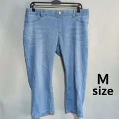 CLOSSHI デニム風ストレッチ素材パンツ Mサイズ しまむら