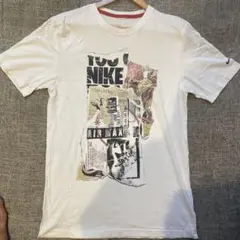 NIKE Tシャツ ホワイト グラフィックプリント メンズL