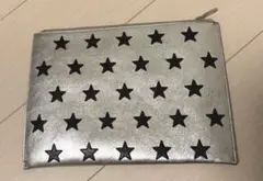 シルバー 星型クラッチバッグ
