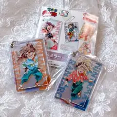 忍たま乱太郎 竹谷八左ヱ門 斉藤タカ丸 スライドミラーキーホルダー 2個セット