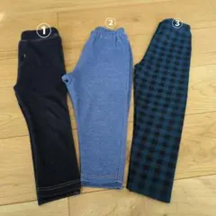 西松屋 ユニクロ ベビーパンツ3枚セット