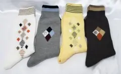 【新品】Munsingwear ソックス 4足セット メンズ 25-26cm