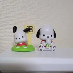 ポチャッコ　ガチャ　ぬいぐるみといっしょ　カラー沼コレクション　2体セット