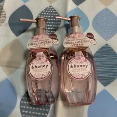 アンドハニー サクラ 白桜 ヘアオイル 限定 2本セット 八重桜 さくら