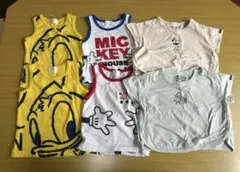 双子 年子 お揃い 色違い Tシャツ 6枚セット 80.90cm