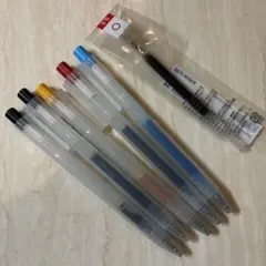 無印良品 さらさら描けるゲルインキボールペン 0.5mm 5本セットのサムネイル