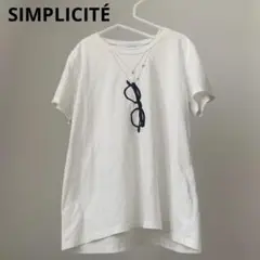 SIMPLICITÉ ホワイト Tシャツのサムネイル