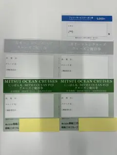 商船三井 株主優待 さんふらわあフェリーサービスクーポン クルーズ優待券のサムネイル
