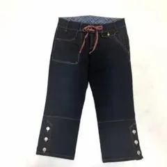 BurberryBLUELABEL クロップドデニム 25 ノバチェック 七分丈のサムネイル