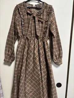 An MILLE アンミール チェックワンピース