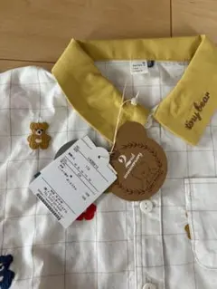 アプレレクール　 tiny bear 長袖シャツ サクラクレパス