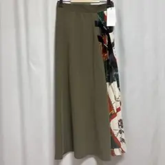 【新品タグ付き】CECIL McBEEフレアスカート オリーブグリーン