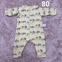 ユニクロ　プーさん　長袖　ロンパース 80cm