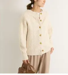 【美品】※最終価格※ FRAMeWORK 開きカーディガン２ 金ボタン 2WAY