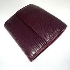 ✨美品✨ルイヴィトン エピ 三つ折り 財布 パープル