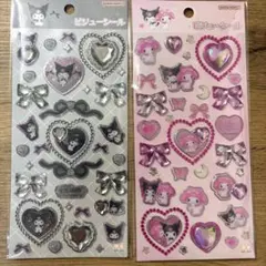 《正規品》 ビジューシール マイメロ & クロミ 2点セット サンリオ