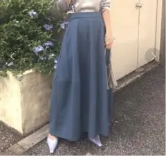 AMERI CHAIN SUSPENDER SKIRT ブルー S スカートのみのサムネイル