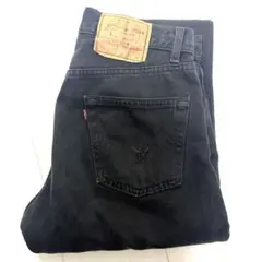 リーバイス501 Levis W29 ブラックデニム 希少 後染め アメリカ製