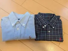 長袖シャツセット グレー・ネイビー