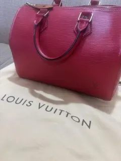 LOUIS VUITTON 赤 エピレザー ハンドバッグ