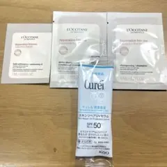 キュレル　スキンリペアUVセラム　ロクシタン　サンプル