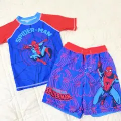 スパイダーマン ラッシュガード 水着セット サイズ5