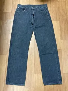 Levi's 501W34 L34ブラックデニムパンツ