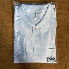 ♪ 新品　未使用　長袖　ポロシャツ　４Ｌ　水色