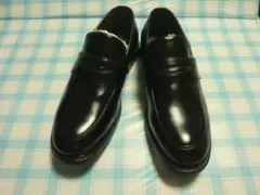 未使用に近い★ON&OFF 26.5cm ビジネスシューズ EEEE ローファー