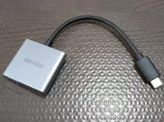 バッファロー　USB3.2　Type-C接続　SD/microSDカードリーダー