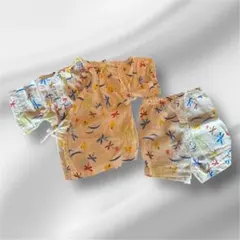 みきはうす 甚平 花柄 ~90cm