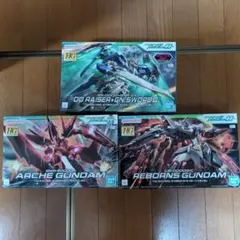 夜*光様 HG ガンダム00 プラモデル GNフラッグ ダブルオーライザー