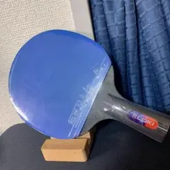 卓球ラケット　裏 ラバー　カラー ブルー　青　中国式ペン　中ペン　CS ピンポン
