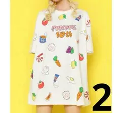 PUNYUS 総柄 Tシャツ 2