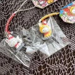 ハローキティ根付け京都限定伏見稲荷キツネ白2014|mercari商品代購