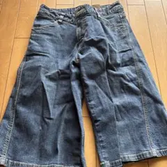 ダークブルー デニムショートパンツのサムネイル