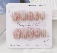 3.桜の花柄 ネイルチップセット