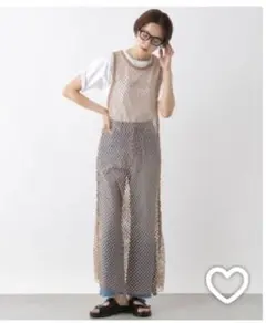 【SALE中】LEPSIM フィッシュネットレイヤーワンピース　夏