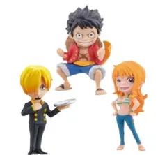 ワンピース ワンピの実　ルフィ　ナミ　サンジ　3体セット