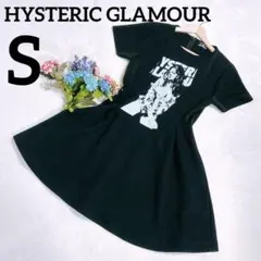 HYSTERICGLAMOUR ミニワンピース　ヒスガール　黒　レディースS相当