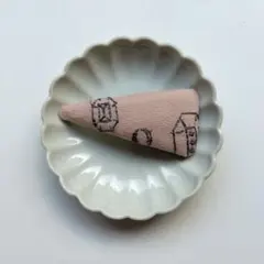 ハンドメイド　パッチンピン no.15 ミナペルホネン