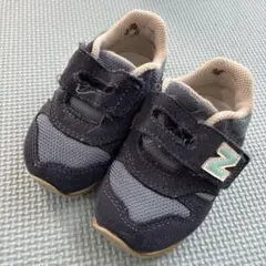 New Balance ベビーシューズ 12サイズ ネイビー/グレー