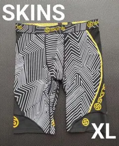 SKINS ジオメトリックパターン タイツ　XL